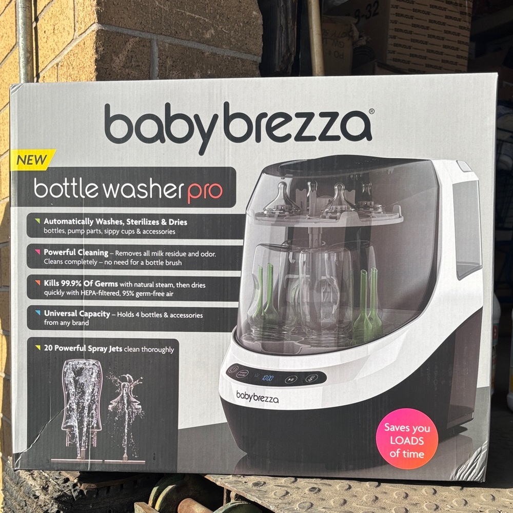 NIB Baby Brezza Bottle Washer Pro